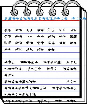 AnimaliaScissored Regular Font