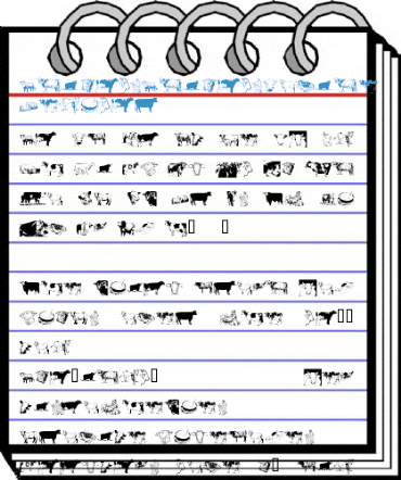 AnimalsAnimalsBovine Regular Font