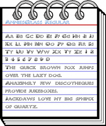 AnniesGrass Regular Font