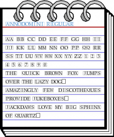 Annodomini Regular Font