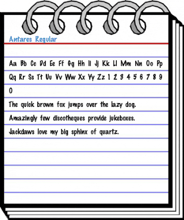 Antares Regular Font