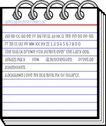 Antibiotech Regular Font