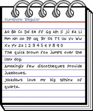 Sunshiny Regular Font