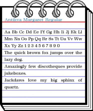 Antikva Margaret Regular Font