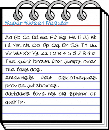 Super Sweet Regular Font