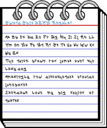 Sword Shit DEMO Regular Font
