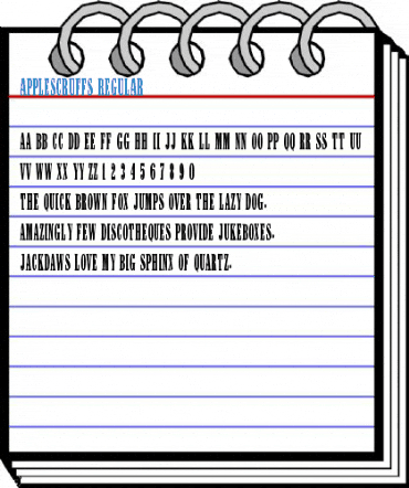 AppleScruffs Regular Font