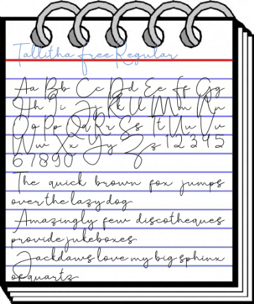 Tallitha Free Regular Font