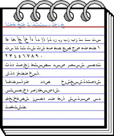 ArabicNaskhSSK Italic Font