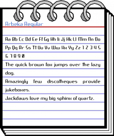 Arbeka Regular Font