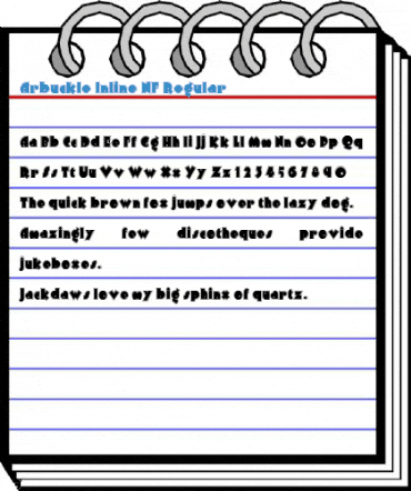Arbuckle Inline NF Regular Font
