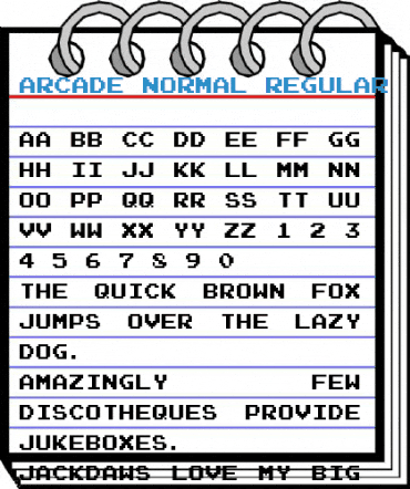 Arcade Normal Font