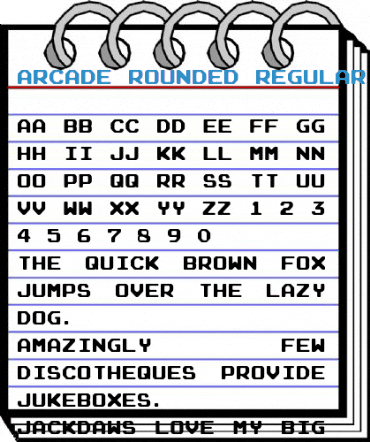 Arcade Rounded Regular Font