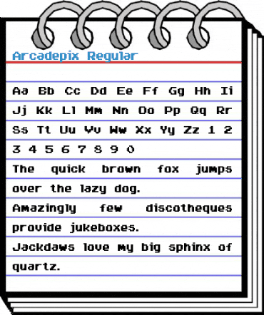 Arcadepix Font