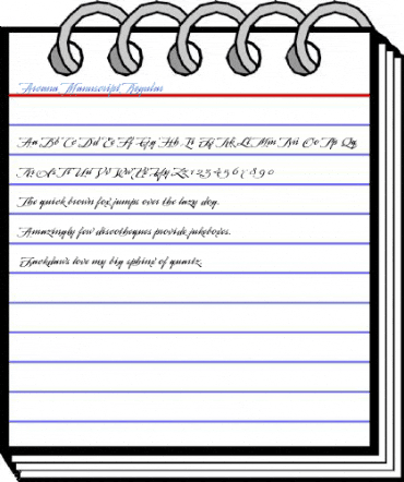 Arcana Manuscript Regular Font