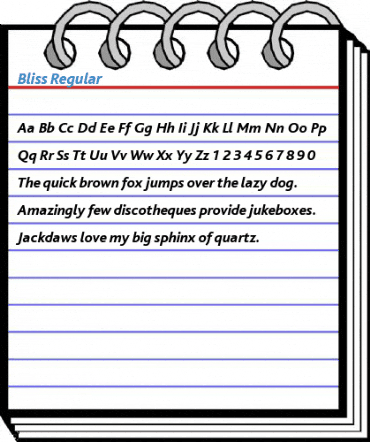 Bliss Regular Font