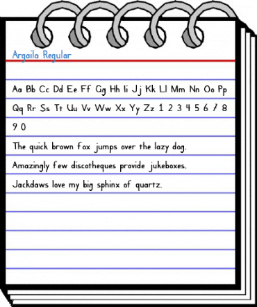 Argaila Regular Font