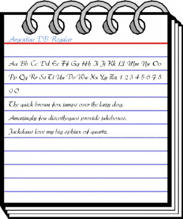 Argentine DB Regular Font