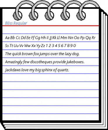Bliss Regular Font