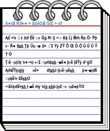 Arial Narrow Special G2 Bold Font
