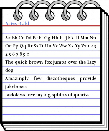Aries Bold Font