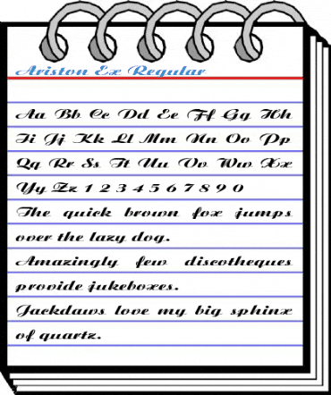 Ariston Ex Regular Font