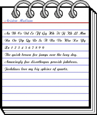Ariston Medium Font