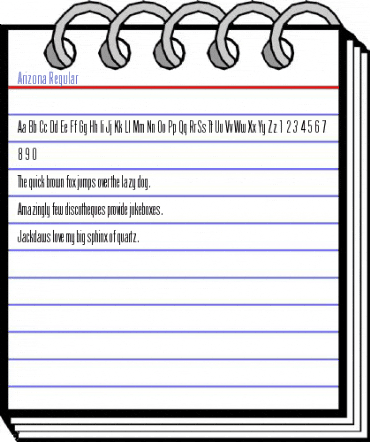 Arizona Regular Font