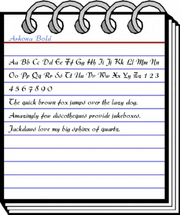 Arkona Bold Font