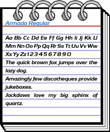 Armada Regular Font