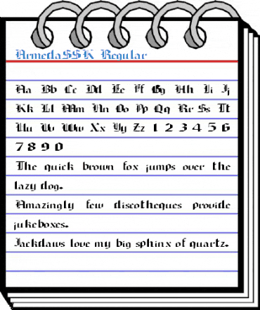 ArmedaSSK Regular Font
