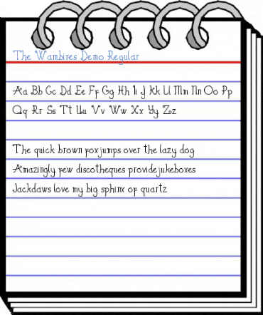 The Wambires Demo Regular Font