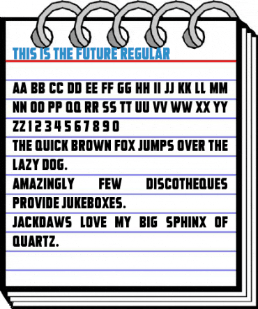 This Is The Future Regular Font