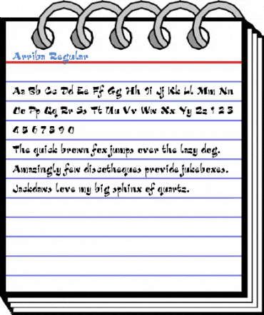 Arriba Regular Font