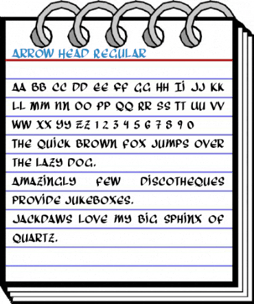 Arrow Head Regular Font