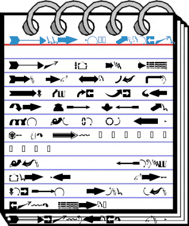 Arrows#1 Regular Font