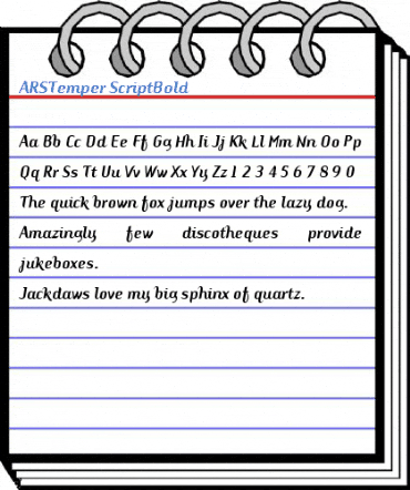 ARSTemper ScriptBold Font