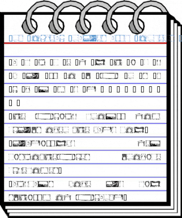 Art Nouveau Frames and Borders Regular Font