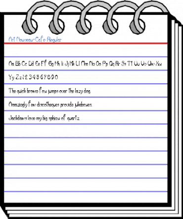Art Nouveau-Cafe Regular Font