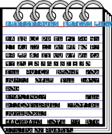Artistiques-Bricks Regular Font
