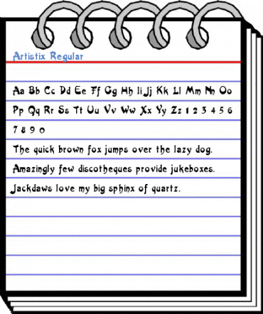 Artistix Regular Font