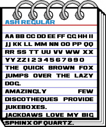 Ash Regular Font