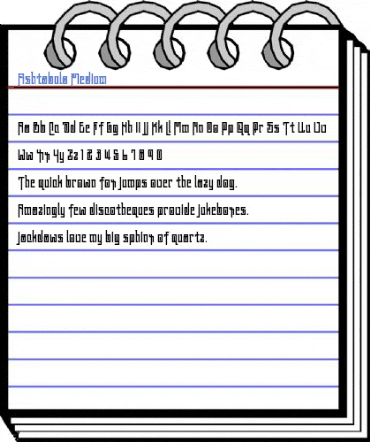 Ashtabula Medium Font
