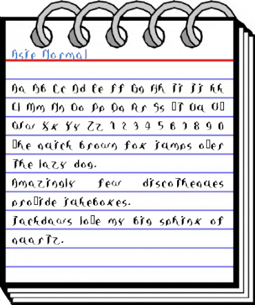 Asie Normal Font