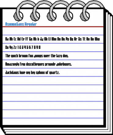 AsimovSans Regular Font