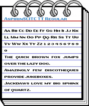 AspirinSCITC TT Regular Font