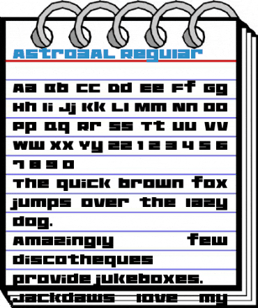 Astro3AL Regular Font