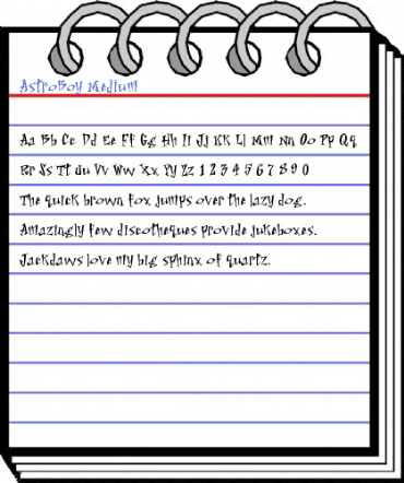 AstroBoy Medium Font