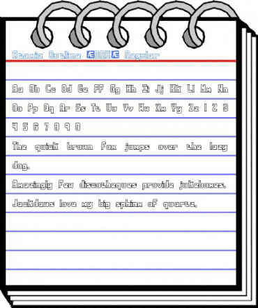 Ataxia Outline (BRK) Regular Font