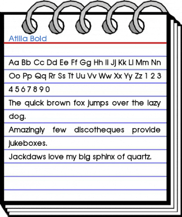 Atilla Bold Font